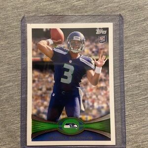 Russell Wilson Seattle Seahawks 2012 Topps Rookie Football Card #165
